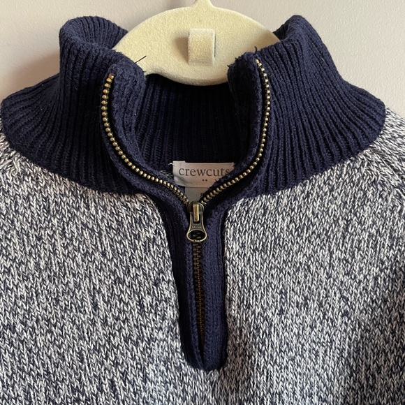 CREWCUTS 8 zip neck sweater - Picture 3 of 5
